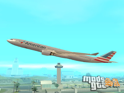 Aviao Airbus A330-323X American Airlines para GTA San Andreas